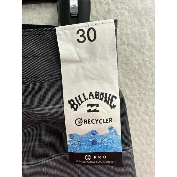 Billabong All Day Heather Pro Swim Trunks All Day Heat, Size 30, Gray and Blue - Picture 3 of 8